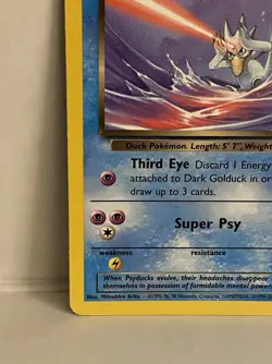 2000 Pokemon Team Rocket Dark Golduck #37/82 NM Condition - Image 4