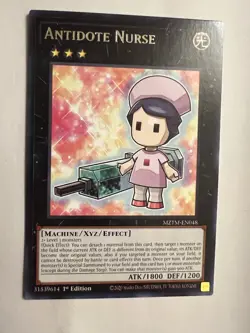 Yugioh! - Antidote Nurse MZTM-EN048 - Rare - Maze of the Master 1st Ed NM - Image 1