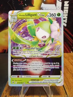 2022 Pokemon Astral Radiance Hisuian Lilligant Vstar #018 - Image 1
