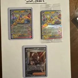 POKEMON PRISMATIC EVOLUTIONS EX LOT Of 3 - Image 1