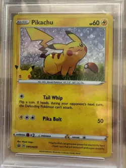 2020 POKEMON SWSH BLACK STAR PROMO #039 PIKACHU-HOLO PSA 9 - Two Copies - Image 2