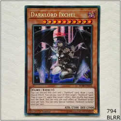 Darklord Ixchel - BLRR-EN076 - Secret Rare 1st Edition Yugioh - Image 1