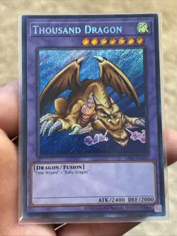 Yu-Gi-Oh! Thousand Dragon MRD-EN143 Secret Rare 25th Anniversary Metal Raiders - Image 3