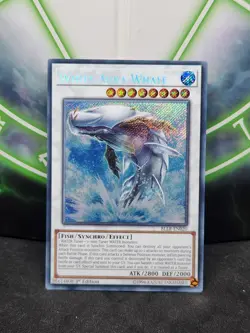 Yugioh White Aura Whale BLLR-EN020 Secret Rare 1st Edition NM - Image 1