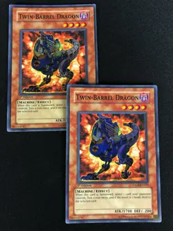 YUGIOH TWIN BARREL DRAGON TDGS-EN029 1ST SUPER X2 (LP) - Image 1