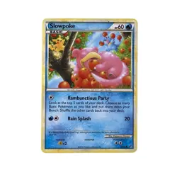 Slowpoke 65/90 HeartGold SoulSilver Pokemon Card 2010 Common TCG - Image 1