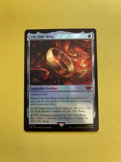 MTG the One Ring Foil Prerelease Promo Card NM-Mint, English Edition - Image 1