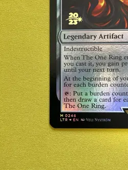 MTG the One Ring Foil Prerelease Promo Card NM-Mint, English Edition - Image 2