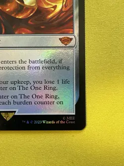 MTG the One Ring Foil Prerelease Promo Card NM-Mint, English Edition - Image 3