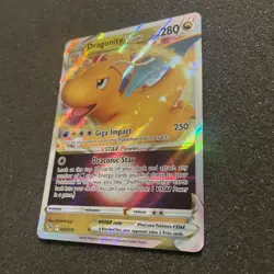 Dragonite VSTAR 050/078 Ultra Rare Pokemon GO Pokemon Card Mint - Image 3