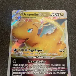 Dragonite VSTAR 050/078 Ultra Rare Pokemon GO Pokemon Card Mint - Image 5