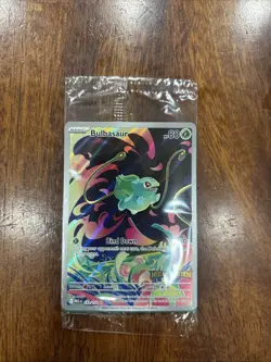 Bulbasaur - Mega Evolution SEALED STAMPED Pokemon Promo Card - Image 1