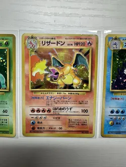 Charizard Blastoise Venusaur Holo Set 3 Cards Japanese Base Set Pokemon Vintage - Image 3