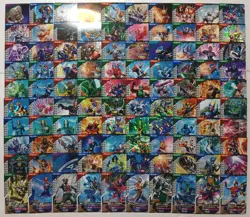 Lot of 100 Japanese Kamen Rider Battle: GANBA LEGENDS Normal & Rare Card Set - Image 1