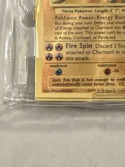 SEALED Pokemon Celebrations Charizard Gold Metal Card Premium #4/102 - Image 2