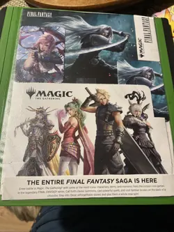 Ultimate Final Fantasy Mtg Rare Surge Foil Card Binder With 198x All N/M Cards - Image 1