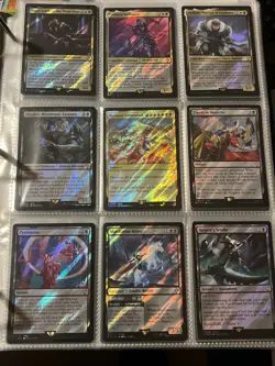 Ultimate Final Fantasy Mtg Rare Surge Foil Card Binder With 198x All N/M Cards - Image 2