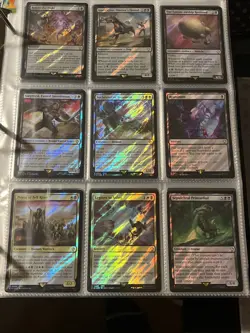 Ultimate Final Fantasy Mtg Rare Surge Foil Card Binder With 198x All N/M Cards - Image 3