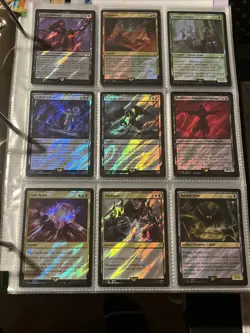 Ultimate Final Fantasy Mtg Rare Surge Foil Card Binder With 198x All N/M Cards - Image 4