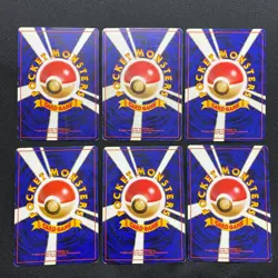 Jungle 1997 Normal Card Set of 6 Japanese Pokemon Card Old Back S007226 - Image 2