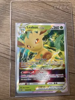 Leafeon VSTAR SWSH195 Black Star Promo Ultra Rare Pokemon Card - Image 3