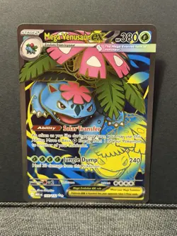 Mega Venusaur EX 155/132 Mega Evolution ENGLISH Pokemon TCG Card Ultra Rare - Image 1