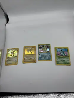 Vintage Pokemon Card Bundle Base Set Fossil Holo Fossil Jungle - Image 1