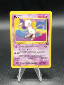 1996 Vintage Pokemon Card - Mew #8 WoTC Black Star Promo NM WD1 - Image 1