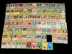 87 Cards Near Complete Common & Uncommon Pokemon Gym Challenge Set LP-NM WotC - Image 1