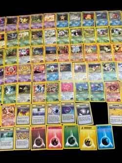 87 Cards Near Complete Common & Uncommon Pokemon Gym Challenge Set LP-NM WotC - Image 3