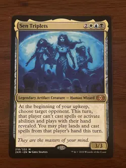 1x Magic The Gathering Double Masters Sen Triplets #218/332 - Image 1