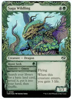 Sagu Wildling (Showcase) Foil - 0306 - Tarkir Dragonstorm - MTG - NM/M - Image 1
