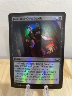 MTG Fake Your Own Death FOIL #079/281 Streets of New Capenna Common SNC NM/M - Image 1