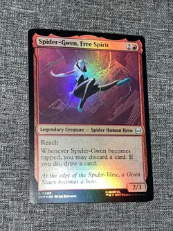 Spider-Gwen, Free Spirit (Foil) - 0090 - Marvel's Spider-Man MTG - NM/M Eng - Image 1