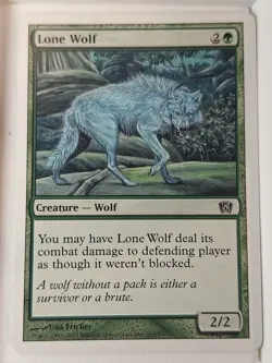 Lone Wolf - 8th Edition Core Set - Magic the Gathering MTG Nice! - Image 1