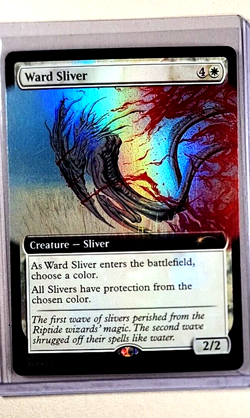 2022 MTG Magic the Gathering Secret Lair Drop Foil #617 Ward Sliver Extended Art - Image 1