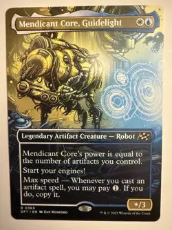 x1 Mendicant Core, Guidelight DFT Aetherdrift MTG 365 RARE BORDERLESS M/NM 1x - Image 1