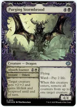 Purging Stormbrood (Showcase) Foil - 0315 - Tarkir Dragonstorm - MTG - NM/M - Image 1