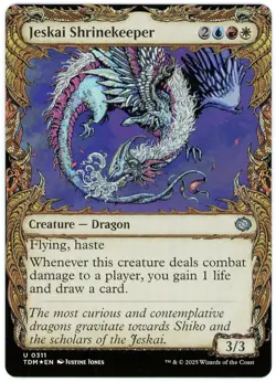 Jeskai Shrinekeeper (Showcase) Foil - 0311 - Tarkir Dragonstorm - MTG - NM/M - Image 1