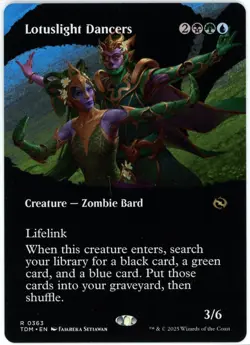 Lotuslight Dancers (Borderless) - 0363 - Tarkir Dragonstorm - NM/M - Image 1