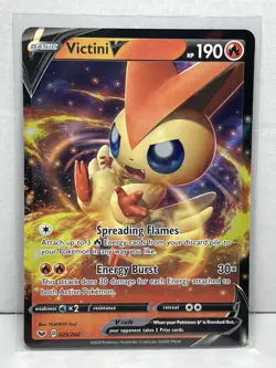 Victini V 025/202 Pokemon Swsh01: Sword & Shield Ultra Rare Holo - Image 1