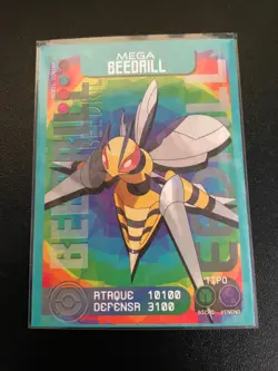 Pokemon Pokedex Mega Gengar, Mega Beedrill, Necrozma Cracked Ice Holo Lot 636996769739 - Image 4