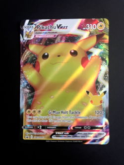 Pokemon PIKACHU VMAX SWSH062 CELEBRATIONS BLACK STAR PROMO NM/M - Image 1