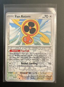 Fan Rotom - 118/142 - Common - Reverse Holo Pokemon SV07 Stellar Crown - Image 1