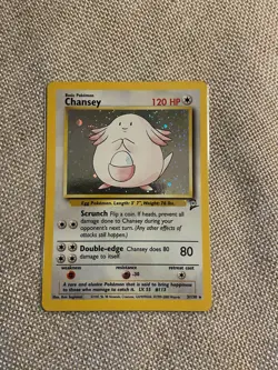 Pokemon TCG Chansey Holo 31/130 Base Set 2 Near Mint Never Played NM Vintage - Image 1