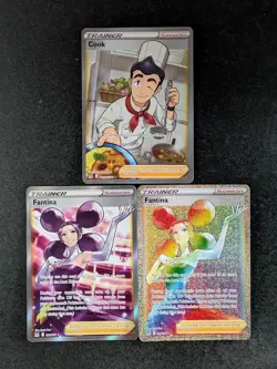2022 Pokemon COOK/ FANTINA Lost Origin Trainer Gallery Holo English Lots - Image 1