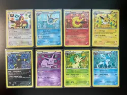 Pokemon Eeveelution Promo Set Black & White BW87-BW94 LP-MP - Umbreon Espeon etc - Image 1