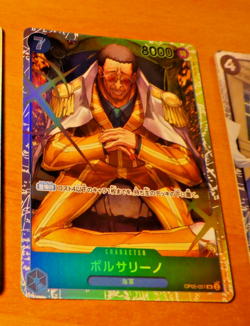 ONE PIECE JAPANESE CARD SUPER RARE HOLO GAME CARTE OP05-051 MINT - Image 1