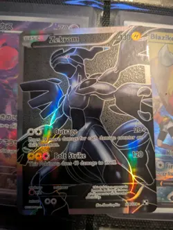 Pokemon TCG Zekrom Black White Holo Full Art Ultra Rare Card 114/114 - Image 1