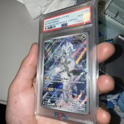 N's Reshiram Journey Together Stamped 167/159 SV09 Box Topper Promo Card PSA 10 - Image 1